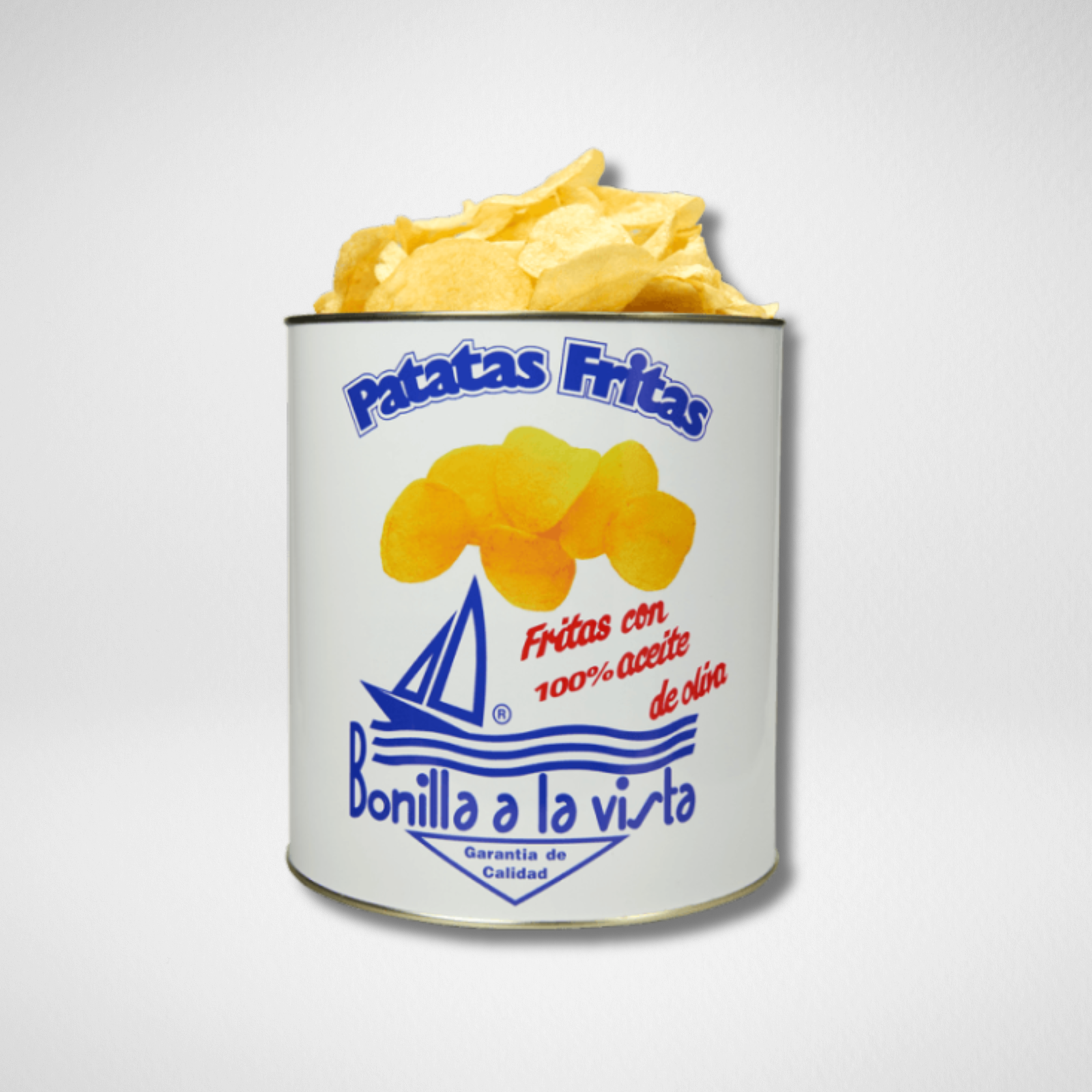 Lata de Patatas fritas Bonilla a la vista (500g)