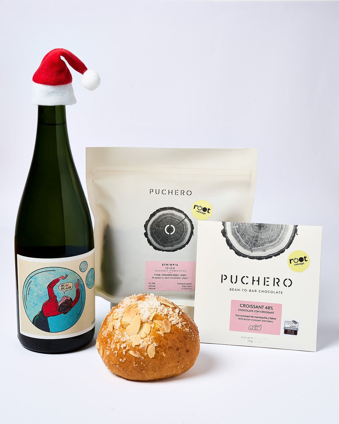 La cesta navideña de root